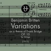 Variations On A Theme Of Frank Bridge Op 10 Variation 2 March Ross