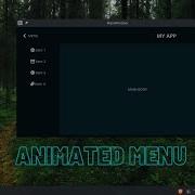 Python Gui Simple Animated Side Menu Using Custom Widget Module Pyside Pyqt Moder Ui Spinn Tv