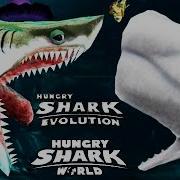 Hungry Shark Evolution Vs World Moby Dick Vs Megalodon