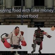 Tf2 15 Ai Heavy S Using Fake Money At Tf2 Street Food