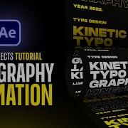 Text Typography Animation In After Effects No Plugins Dope Motions