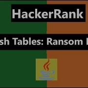 Hash Tables Ransom Note Hackerrank Solution Java 8 Hackerrank Realnamehidden