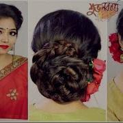 Easy Wedding Hairstyle For Saree Pohela Boishakh Hairstyle 2018