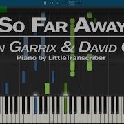 So Far Away Piano