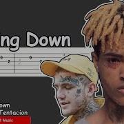 Lil Peep Xxxtentacion Falling Down Easy Guitar Tabs Tutorial