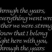 Through The Years By Kenny Rogers W Lyrics Anthony Tonnet Rivero