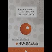 Hungarian Dance No 7 In F Hungarian Dance No 7 In A Arranged By