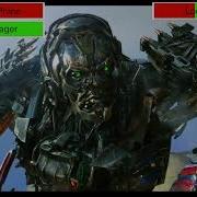 Transformers Age Of Extinction Final Battle With Healthbars