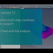 Femap 12 Nx Nastran Multi Step Nonlinear Demonstration