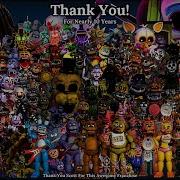 All Fnaf Characters Sing Five Nights At Freddys