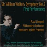 Sir William Walton Symphony No 2 Theme And Variations Fugato And Coda