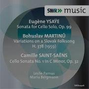 Variations On A Slovak Folksong H 378 Leslie Parnas Maria Bergmann