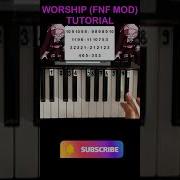 Worship Friday Night Funkin Mid Fight Masses Mod Easy Piano Tutorial Shorts Mennik39