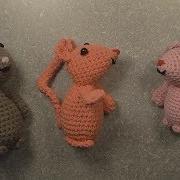 Крыса Часть 4 4 Вязание Крючком Амигуруми Rat Crocheting Part 4 4 Amigurumi