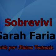 Sobrevivi Sarah Farias Playback Com Letra Mateus Fontenele