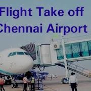 Flight Take Off In Chennai International Airport During Night Time