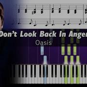 Don T Look Back In Anger Arr For Piano