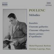 Quatre Poemes D Apollinaire 4 1904 Christine Lajarrige Michel Piquemal