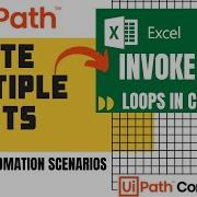 Use Loop In Invoke Code Delete Multiple Sheet Uipath Excel Automation Uipath Scenarios Rpa Tutorials By Mukesh Kala