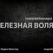 Вебинар Железная Воля От 21 Декабря 2019 С Вадимом Шлахтером