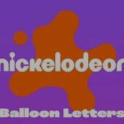 Nickelodeon Balloon Letters