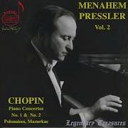 Mazurka No 5 In B Flat Major Op 7 No 1 Menahem Pressler