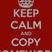 Can I Copy My Homework
