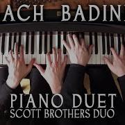 Badinerie Js Bach Piano Duet Scott Brothers Duo