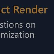 React Render Tutorial 9 Questions On Optimization Codevolution