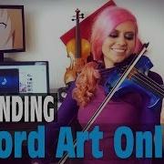 Sword Art Online Openending Sao Violin Anime Cover