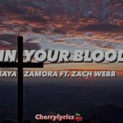 Shaya Zamora In Your Blood Ft Zach Webb Lyrics Cherrychristianaesthetic