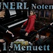 Nannerl S Music Book Minuet In C Major Arr For Piano From Violin