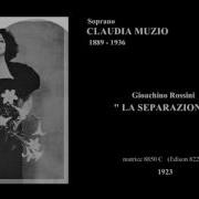 La Separozione Claudia Muzio