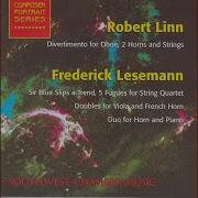 Jeff Von Der Schmidt Divertimento For Oboe 2 Horns And String Quintet I Allegro