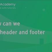 Wps Academy 1 0 3 Excel How Can We Set Header And Footer Wps Office