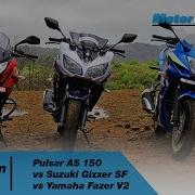 Pulsar As 150 Vs Suzuki Gixxer Sf Vs Yamaha Fazer V2 Comparison Review Motorbeam Motorbeam