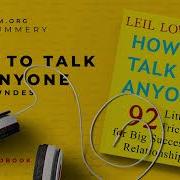 How To Talk To Anyone Book Audio