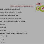 Complete Aptis Listening Practice Test Sample 2