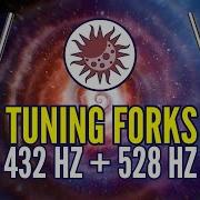 528Hz Tuning Fork Crystal Sound 60 Min