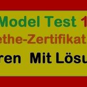 Goethe Zertifikat B1 Modelltest 11 Hören B1 Hören