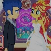 Sunset Shimmer Flash Sentry Canterlot Wedding