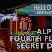 Alpha 3 Fourth Floor Secret Door Second Barcode Locked Vault Hello Neighbor Alpha 3 Secret