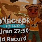 Hello Neighbor Hide Seek Full Game Speed Run