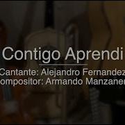 Contigo Aprendi Puro Mariachi Karaoke Alejandro Fernandez Puro Mariachi Karaoke