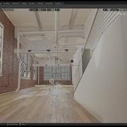 Architectural Rendering Industrial Loft Space Interior Blender 2 8