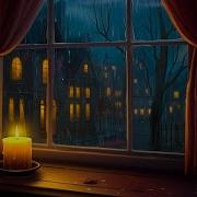 Rainy Autumn Night With Vintage Oldies Playing In Another Room