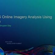 Arcgis Online Imagery Analysis Using Python Esri Events