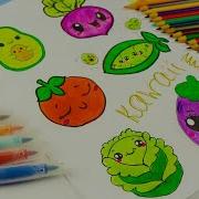 Kawaii Рисунки Как Нарисовать Кавайные Овощи Diy Kawaii