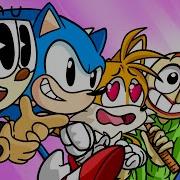 Fnf Knockout But Cuphead And Sonic Sing It