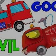 Mixer Truck War W Good Vs Evil Street Vehicles Battles For Children